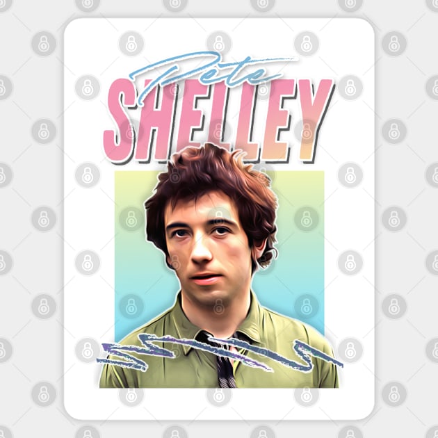 Pete Shelley / Retro Style Aesthetic Fan Art Design Magnet by DankFutura